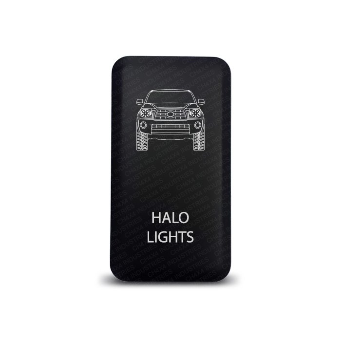 CH4x4 Push Switch for Toyota Tacoma - Halo Lights Symbol