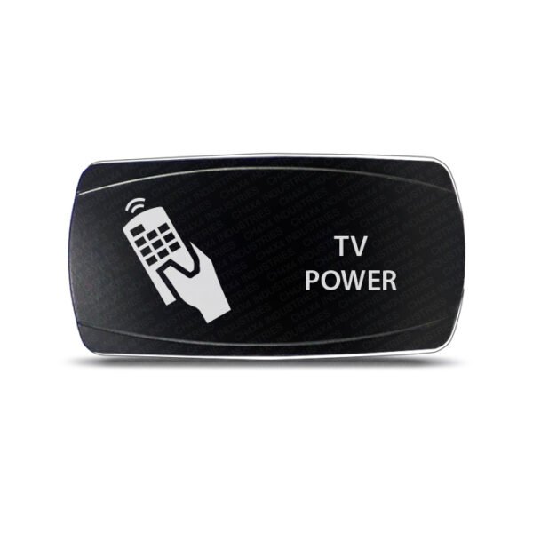 CH4x4 Rocker Switch TV Power Symbol - Horizontal