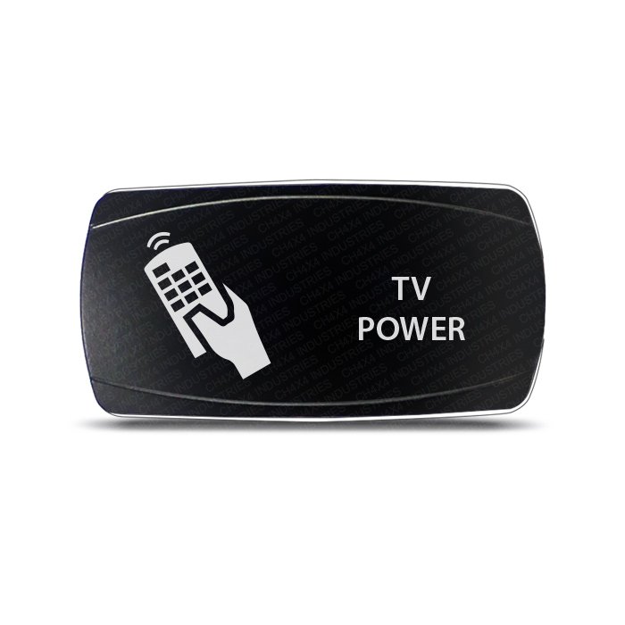 CH4x4 Rocker Switch TV Power Symbol - Horizontal