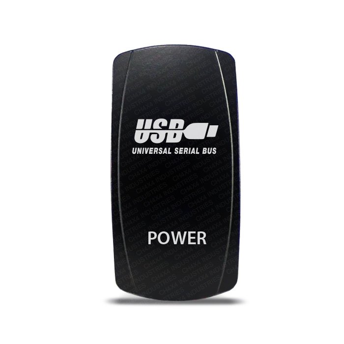 CH4x4 Rocker Switch USB Power Symbol