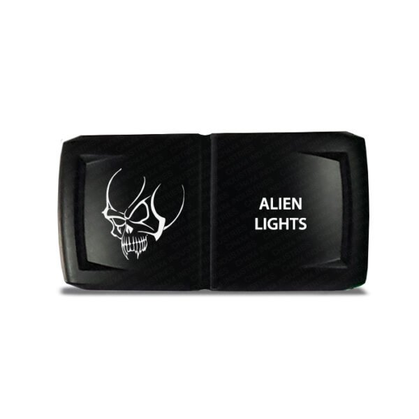 CH4x4 Rocker Switch V2 Alien Lights Symbol 3 - Horizontal