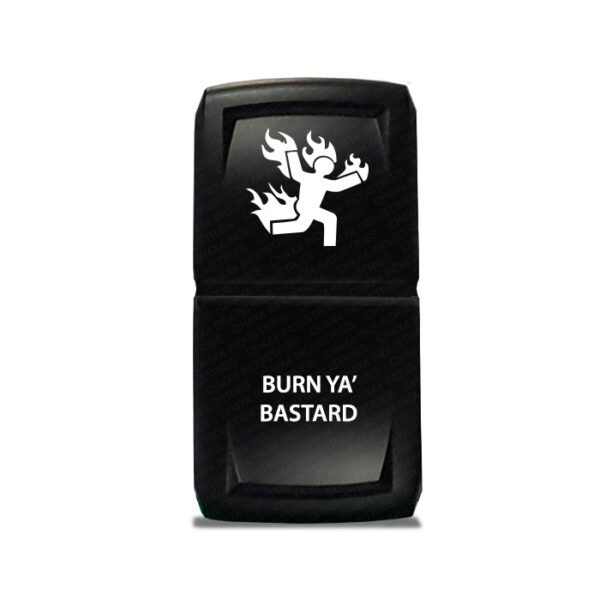 CH4x4 Rocker Switch V2 Burn Ya' Bastard Symbol