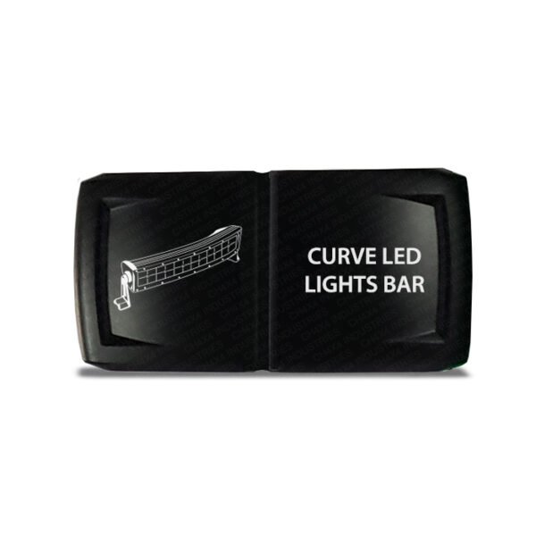 CH4x4 Rocker Switch V2 Curve Led Lights Bar Symbol - Horizontal