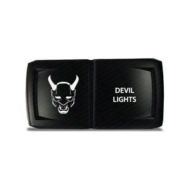 CH4x4 Rocker Switch V2 Devil Lights Symbol - Horizontal