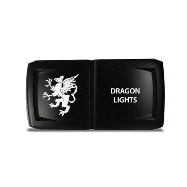 CH4x4 Rocker Switch V2 Dragon Lights Symbol - Horizontal