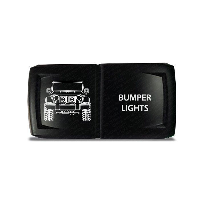 CH4x4 Rocker Switch V2 JK Bumper Lights Symbol - Horizontal