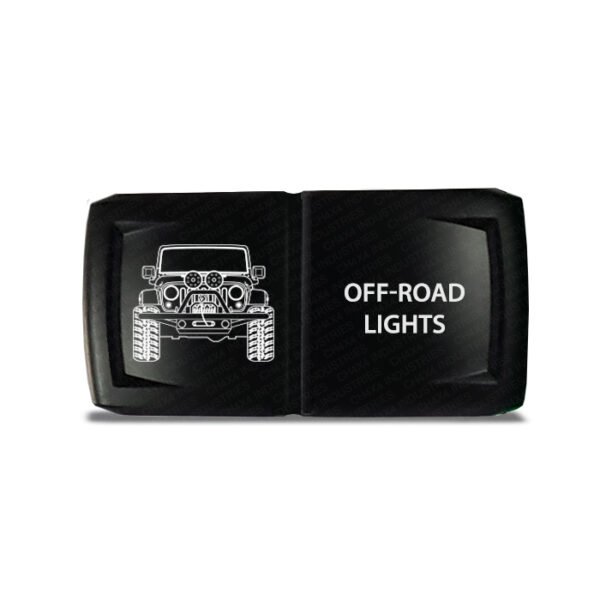 CH4x4 Rocker Switch V2 JK Off-Road Lights Symbol - Horizontal