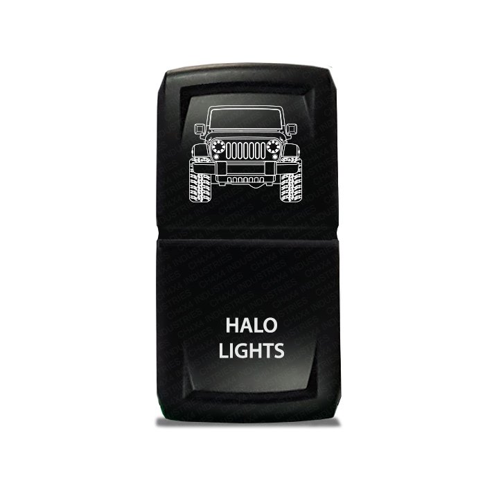CH4x4 Rocker Switch V2 JK Halo Lights Symbol
