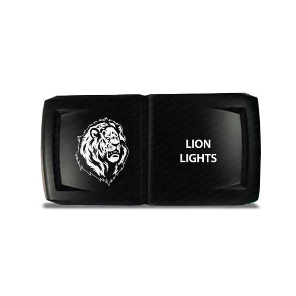CH4x4 Rocker Switch V2 Lion Lights Symbol 3 - Horizontal