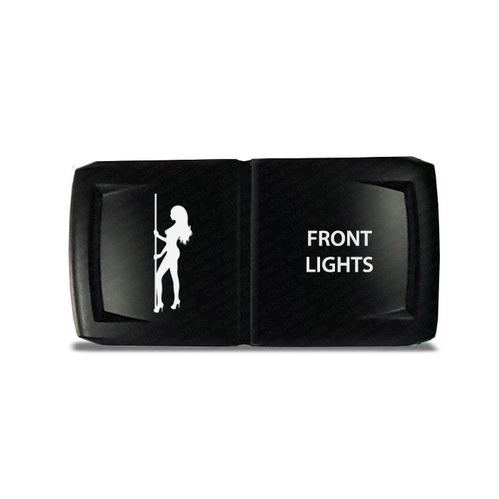 CH4x4 Rocker Switch V2 Front Lights Symbol - Horizontal