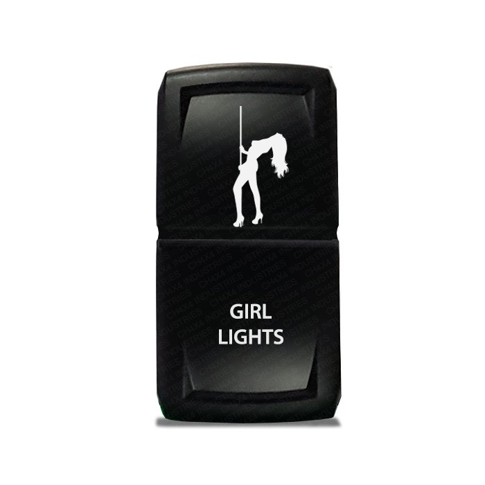 CH4x4 Rocker Switch V2 Girl Lights Symbol