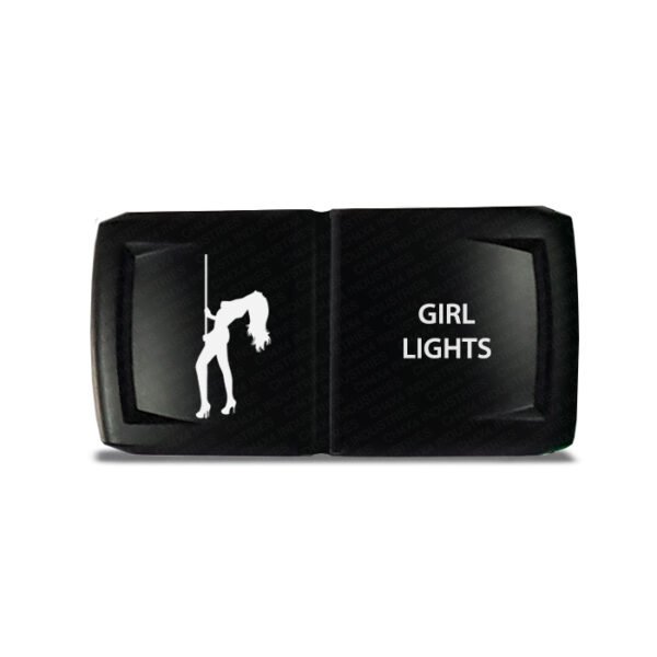 CH4x4 Rocker Switch V2 Girl Lights Symbol - Horizontal
