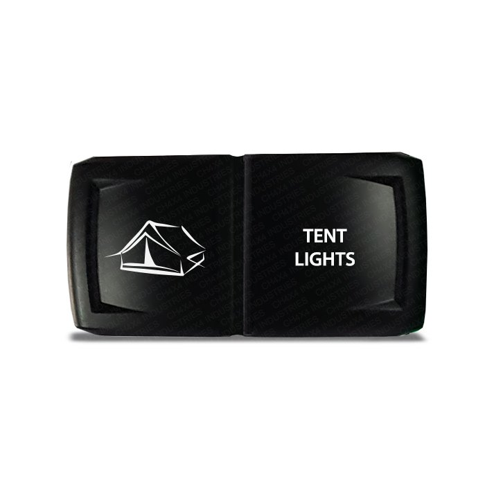 CH4x4 Rocker Switch V2 Tent Lights Symbol - Horizontal