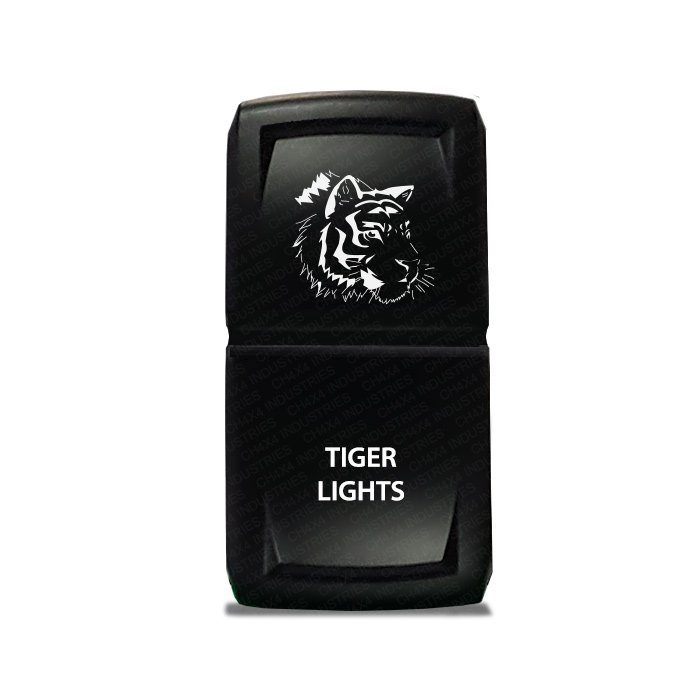 CH4x4 Rocker Switch V2 Tiger Lights Symbol