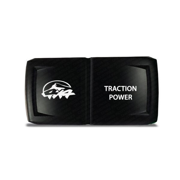 CH4x4 Rocker Switch V2 Traction Power Symbol - Horizontal