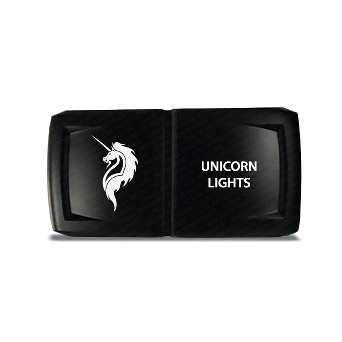 CH4x4 Rocker Switch V2 Unicorn Lights Symbol - Horizontal