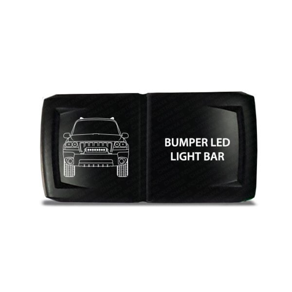 CH4x4 Rocker Switch V2 Bumper Led Light Bar Symbol - Horizontal