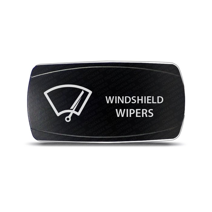 CH4x4 Rocker Switch Windshield Wipers Symbol - Horizontal