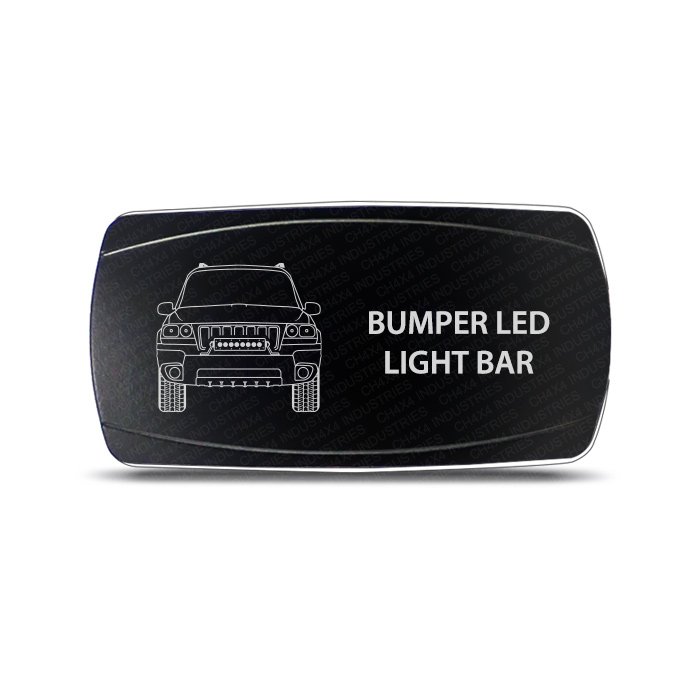 CH4x4 Rocker Switch Bumper Led Light Bar Symbol - Horizontal