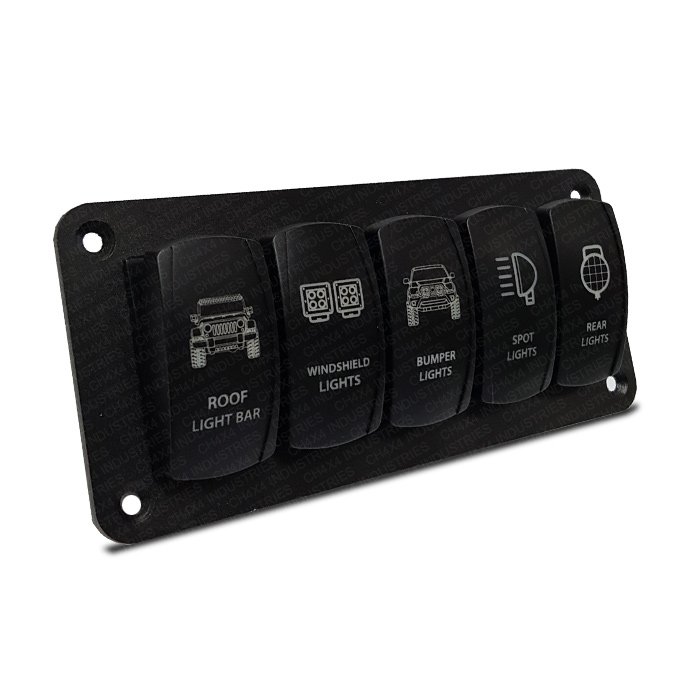 CH4X4 5 Rocker Switch Panel - Image 2