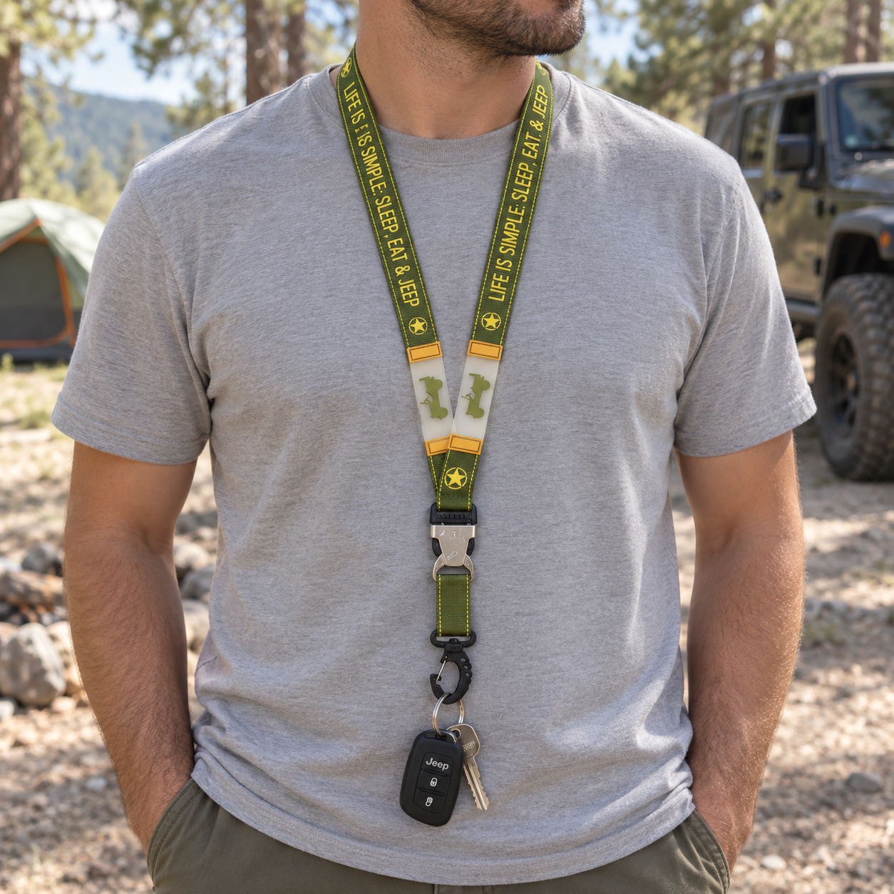 Life is Simple Lanyard for Jeep Fans | CH4X4