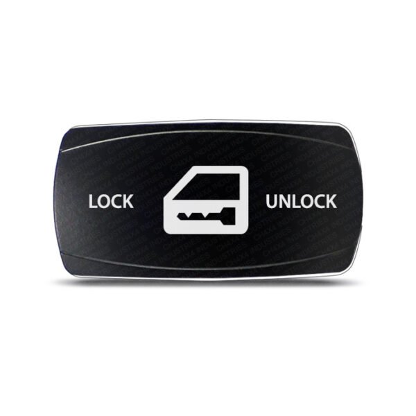 CH4x4 Momentary Rocker Switch Door Lock Symbol - Horizontal
