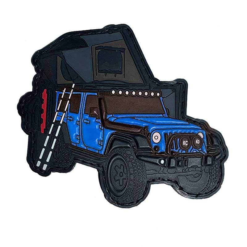 CH4X4 3D PVC Velcro Patches - Wrangler Overlanding Style - Image 3