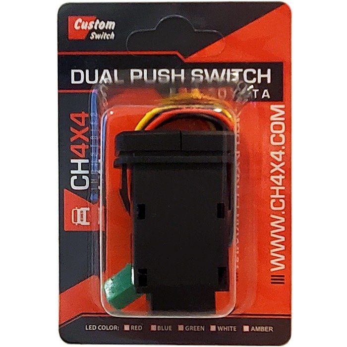 CH4x4 Dual Push Switch for Toyota – Front & Rear Locker Symbol 2 - Image 8