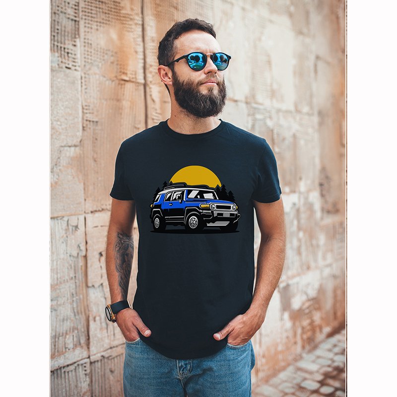 CH4X4 FJ Cruiser Premium T-Shirt for Toyota enthusiasts - Image 2