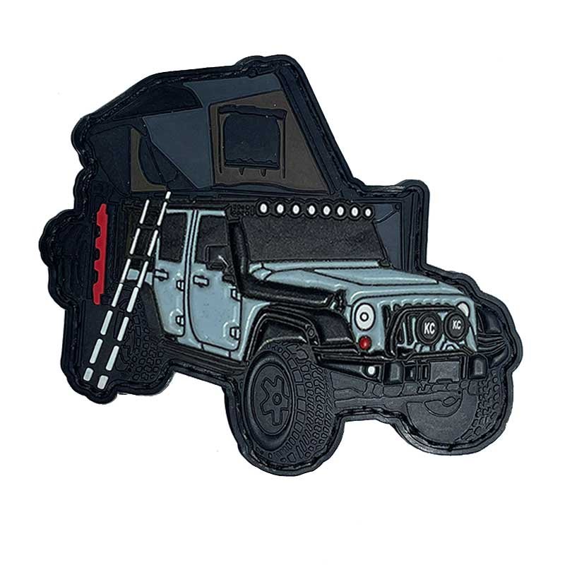 CH4X4 3D PVC Velcro Patches - Wrangler Overlanding Style - Image 4