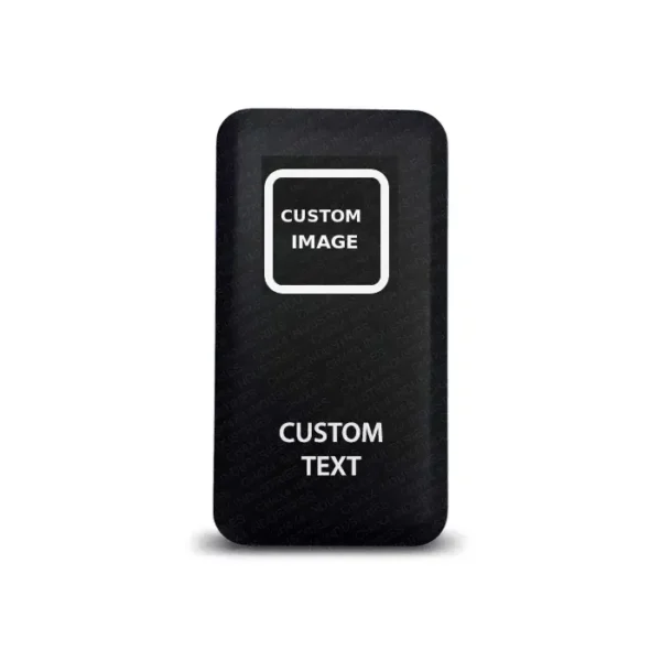 CH4X4 Custom Large Push Switch for Toyota with custom image and custom text