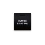 CH4X4 Square Push Switch for Toyota – Bumper Light Bar features a 22 × 22 mm OEM-style design, laser-etched legend and Amber, Blue or White dual LEDs.