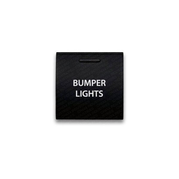 CH4X4 Square Push Switch for Toyota – Bumper Lights features a 22 × 22 mm OEM-style design, laser-etched legend and Amber, Blue or White dual LEDs.